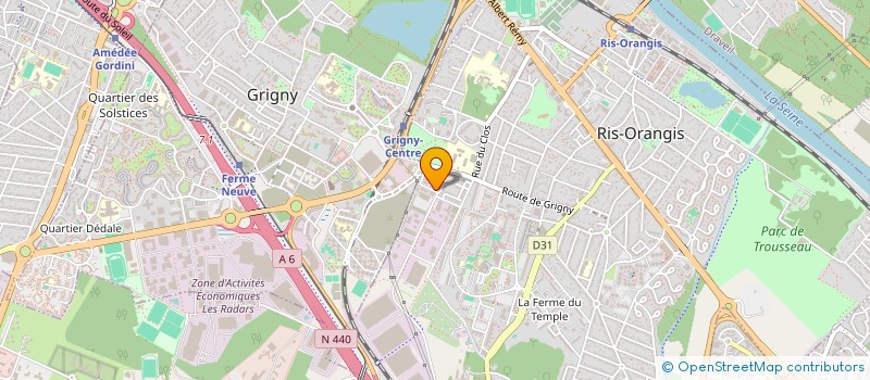 localisation de l'entreprise CHABANON à RIS-ORANGIS