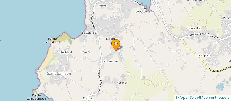 localisation de l'entreprise CHABAPT  PLOUGASNOU