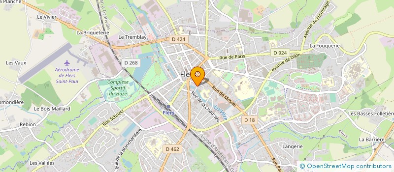 localisation de l'entreprise CHABAR à FLERS