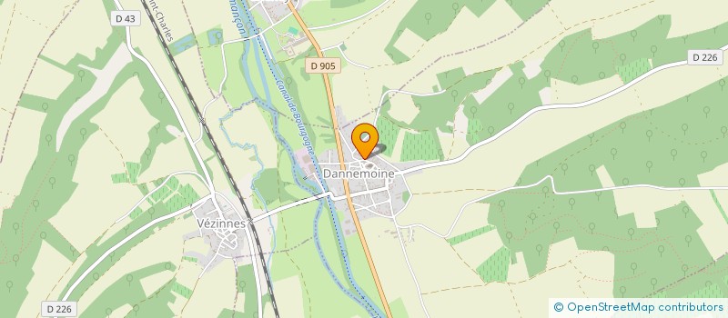 localisation de l'entreprise CHABARET  DANNEMOINE