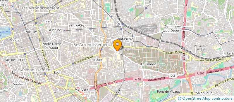 localisation de l'entreprise CHABAS - CHARMASSON INDIVISION à MARSEILLE