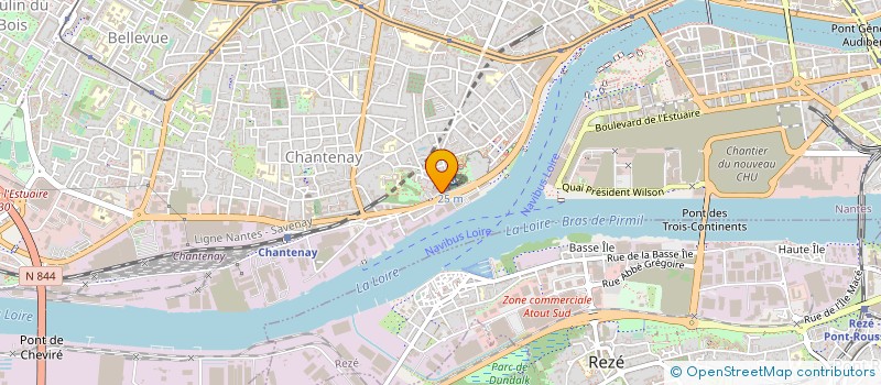 localisation de l'entreprise CHABAS ET BESSON à NANTES