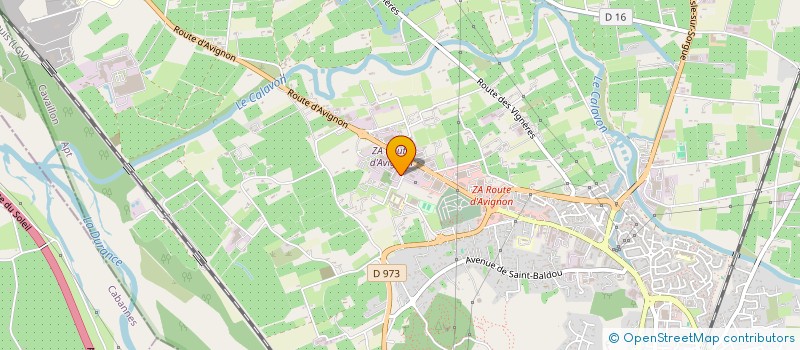 localisation de l'entreprise CHABAS H2 à CAVAILLON