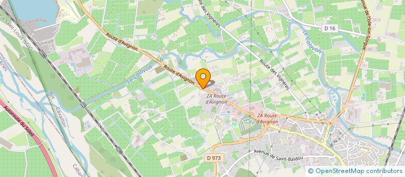 localisation de l'entreprise CHABAS IMMOBILIER  CAVAILLON