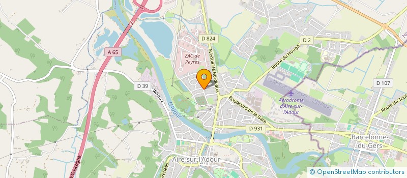 localisation de l'entreprise CHABASITE FRANCE  AIRE-SUR-L'ADOUR