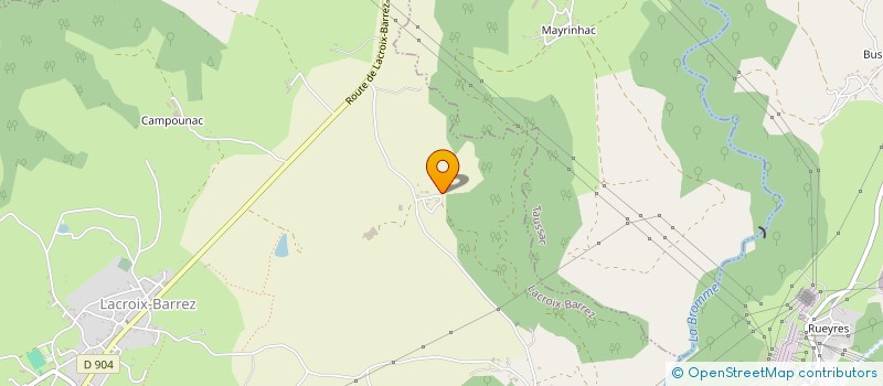 localisation de l'entreprise CHABASSIER IMMO  LACROIX-BARREZ