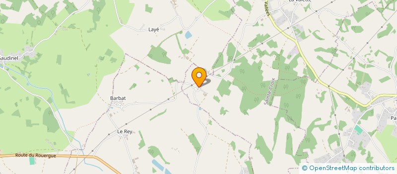 localisation de l'entreprise CHABAT  SAINTE-CROIX