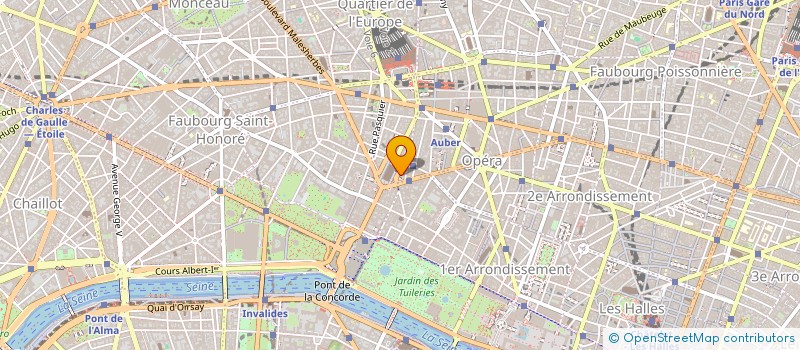 localisation de l'entreprise CHABAUD à PARIS