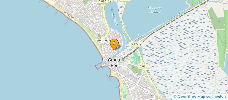 localisation de l'entreprise CHABAUD PASCAL  LE GRAU-DU-ROI