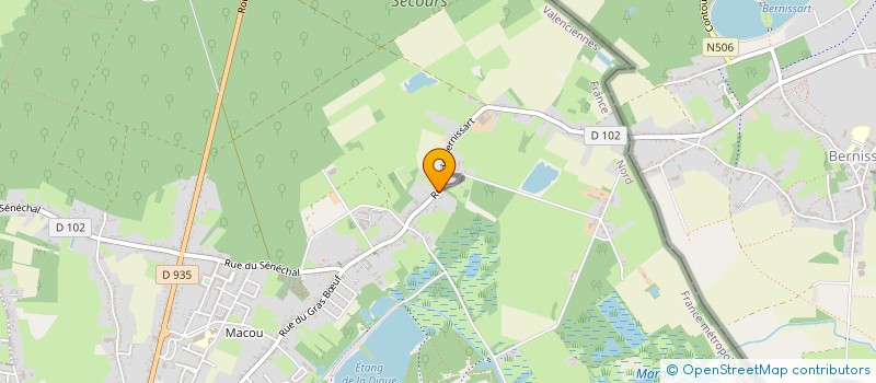 localisation de l'entreprise CHABAUDEUCH N CO  CONDE-SUR-L'ESCAUT