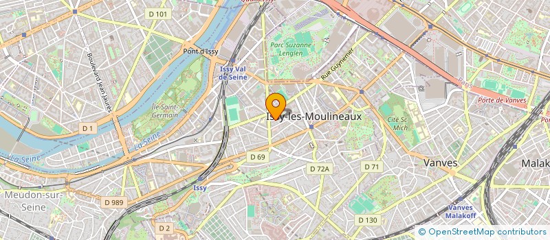 localisation de l'entreprise CHABBA à ISSY-LES-MOULINEAUX
