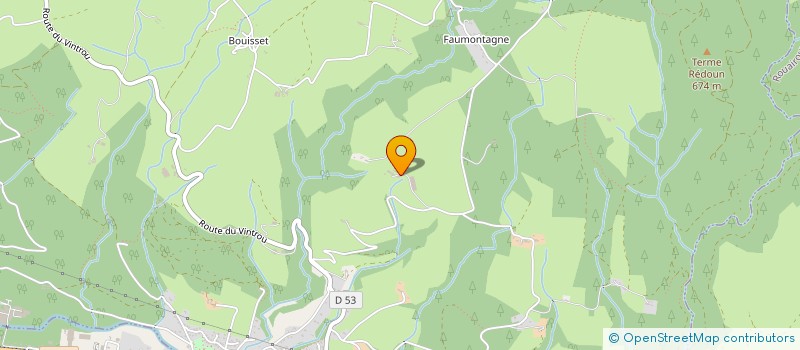 localisation de l'entreprise CHABBERT JEAN LOUIS & HENRI  SAINT-AMANS-VALTORET