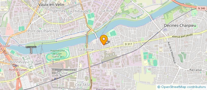 localisation de l'entreprise CHABBIMMO  DECINES-CHARPIEU