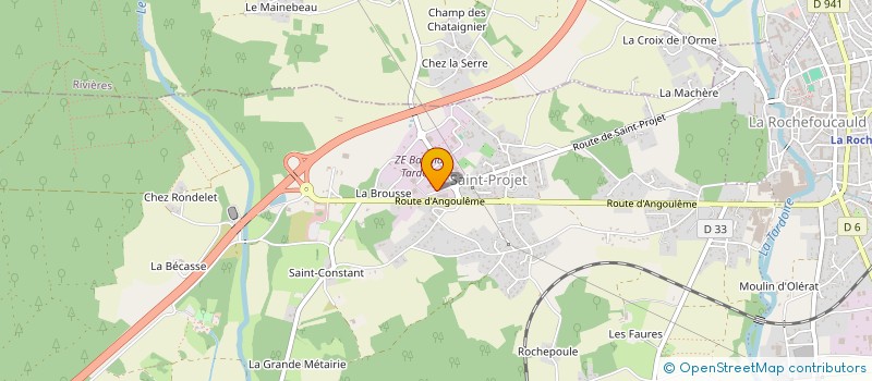 localisation de l'entreprise CHABEAU INDUSTRIE à LA ROCHEFOUCAULD-EN-ANGOUMOIS