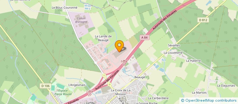 localisation de l'entreprise CHABEGAL à LIFFRE