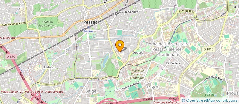 localisation de l'entreprise CHABEI  PESSAC