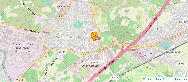 localisation de l'entreprise CHABEL à VENDARGUES