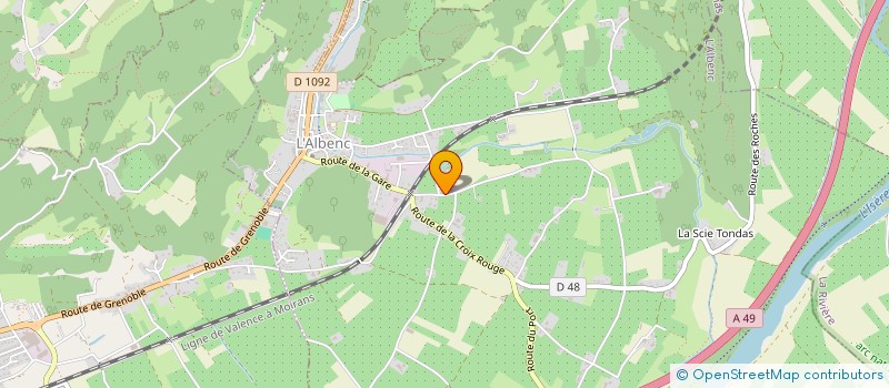 localisation de l'entreprise CHABELLEN  L'ALBENC