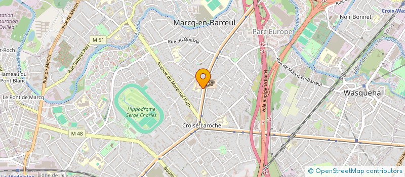 localisation de l'entreprise CHABELOU à MARCQ-EN-BARŒUL