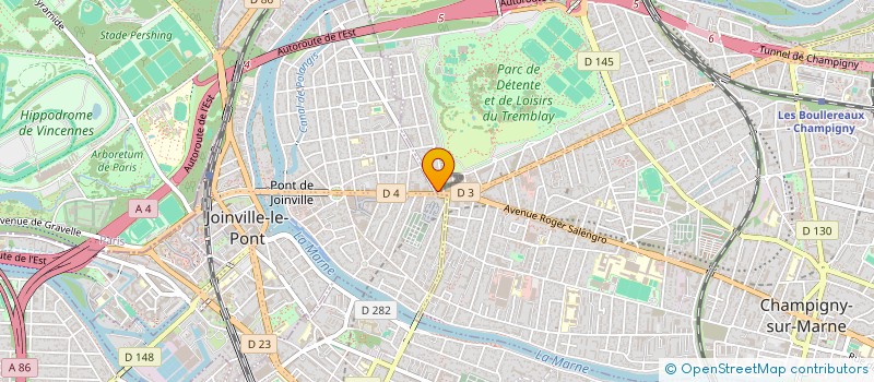 localisation de l'entreprise CHABENE à CHAMPIGNY-SUR-MARNE