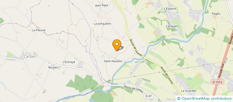 localisation de l'entreprise CHABENLIS  CASTRES