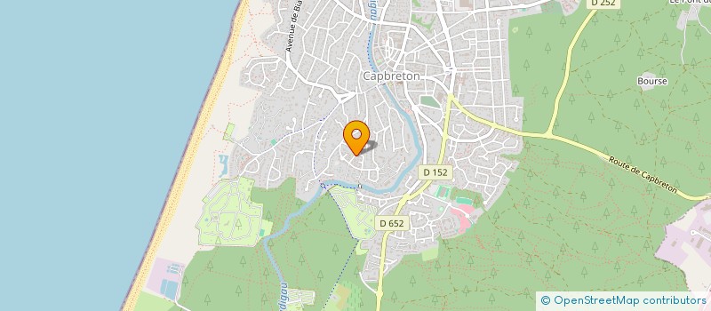 localisation de l'entreprise CHABERGE à CAPBRETON