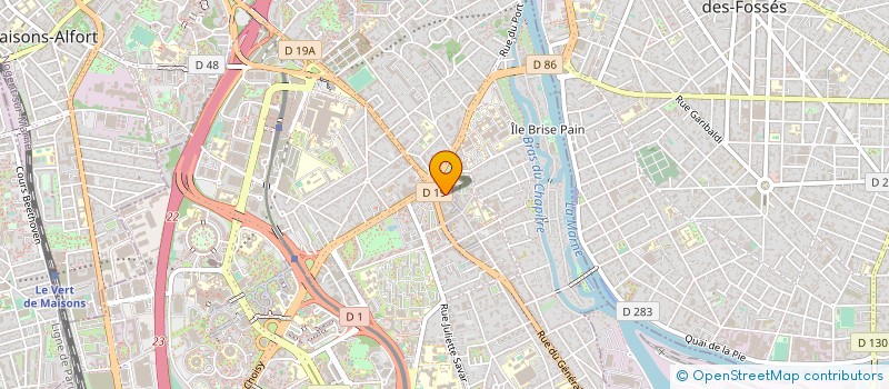 localisation de l'entreprise CHABERIM à CRETEIL