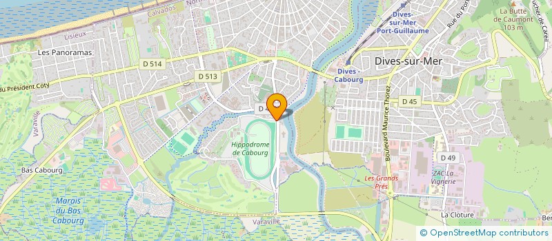 localisation de l'entreprise CHABEROG PARIS-CABOURG  CABOURG