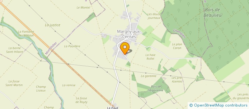 localisation de l'entreprise CHABERT  MARGNY-AUX-CERISES