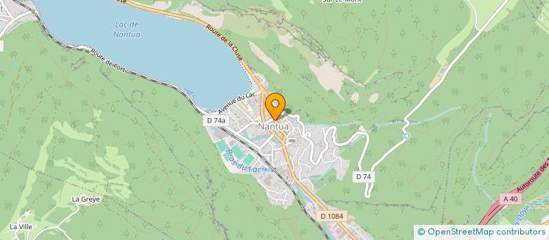 localisation de l'entreprise CHABERT à NANTUA