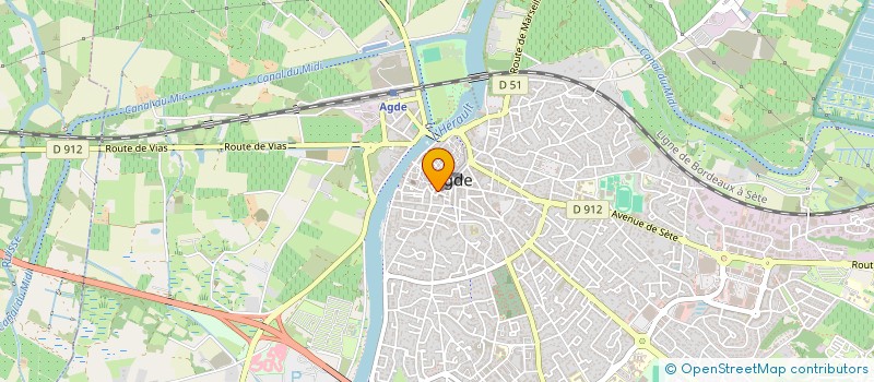 localisation de l'entreprise CHABERT ET FILS à AGDE
