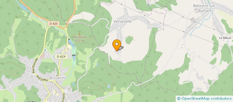 localisation de l'entreprise CHABERT FERMETURES  VERVEZELLE