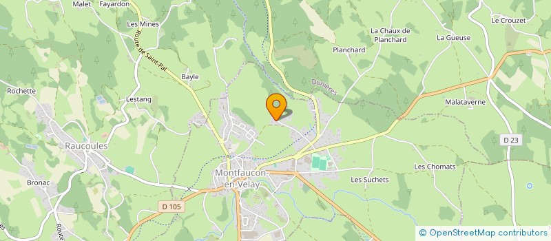 localisation de l'entreprise CHABERT IMMO  MONTFAUCON-EN-VELAY