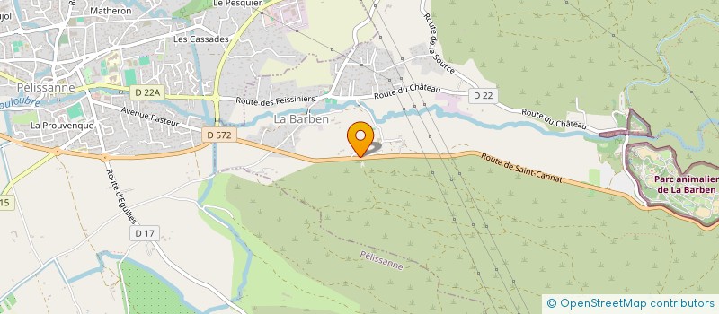 localisation de l'entreprise CHABERT PATRICK  LA BARBEN