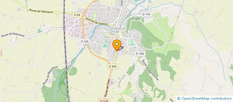 localisation de l'entreprise CHABEUIL AUTOMOBILES à CHABEUIL