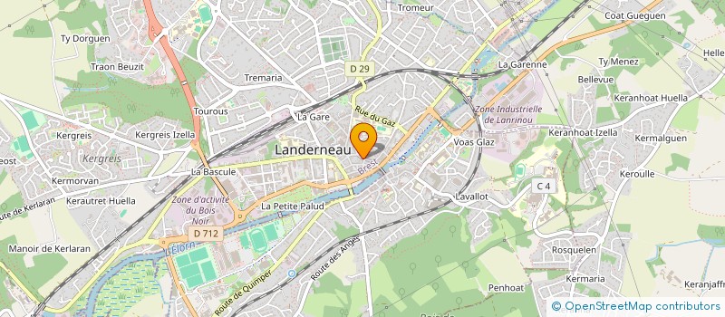 localisation de l'entreprise CHABHA à LANDERNEAU