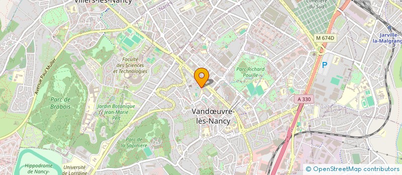 localisation de l'entreprise CHABIL DEBOSSE  VANDUVRE-LES-NANCY