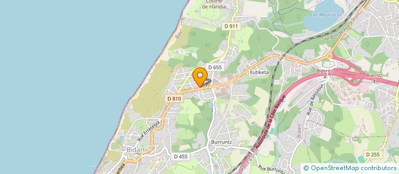 localisation de l'entreprise CHABILAF à BIDART