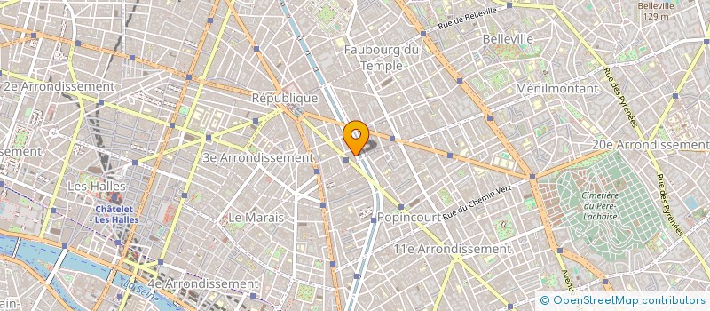 localisation de l'entreprise CHABINFO  PARIS