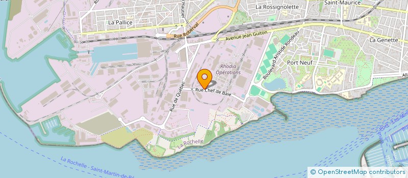 localisation de l'entreprise CHABINVEST  LA ROCHELLE