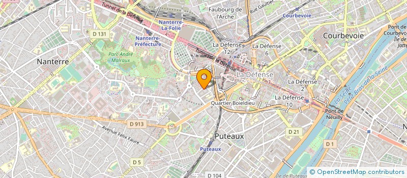 localisation de l'entreprise CHABIR CONSULTING  PUTEAUX