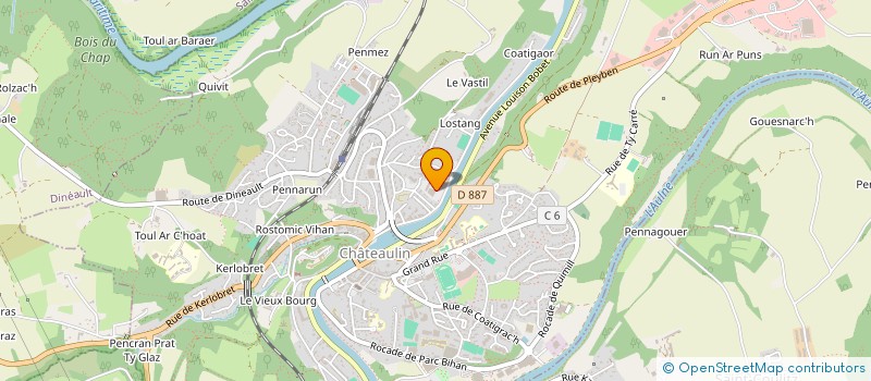localisation de l'entreprise CHABIS à CHATEAULIN