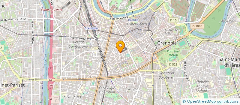 localisation de l'entreprise CHABIZ  GRENOBLE