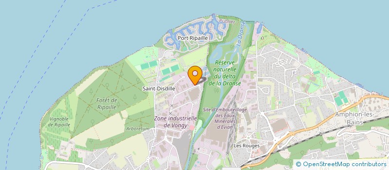 localisation de l'entreprise CHABLAIS ASSAINISSEMENT à THONON-LES-BAINS