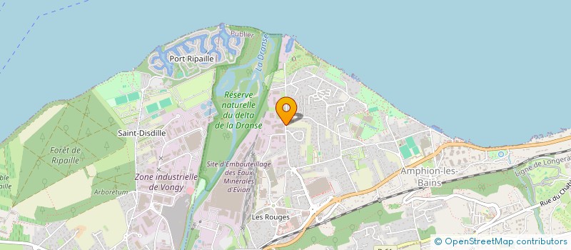 localisation de l'entreprise CHABLAIS DECOUPE BETON  PUBLIER