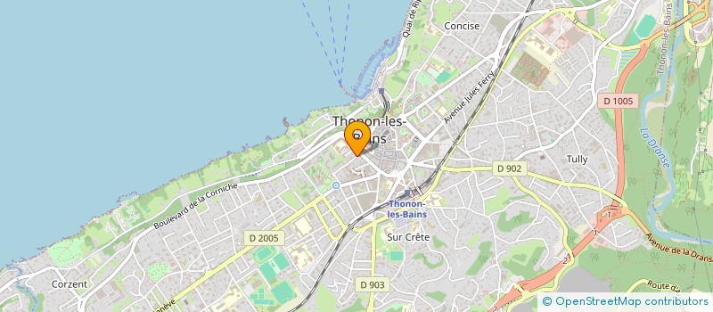localisation de l'entreprise CHABLAIS FIRST STANDARD à THONON-LES-BAINS