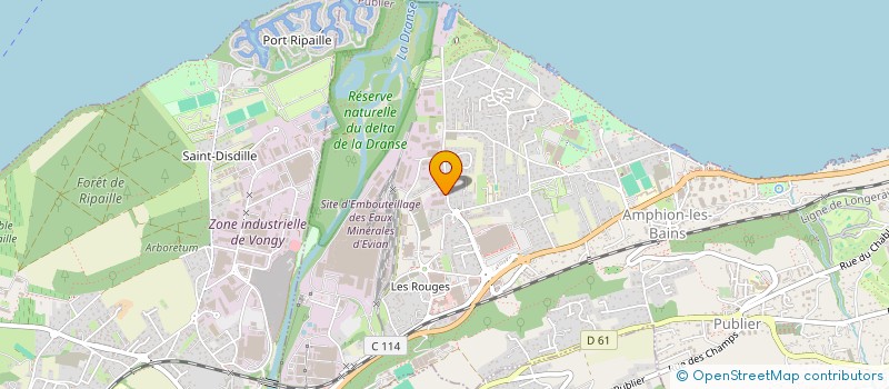 localisation de l'entreprise CHABLAIS-INSERTION  PUBLIER