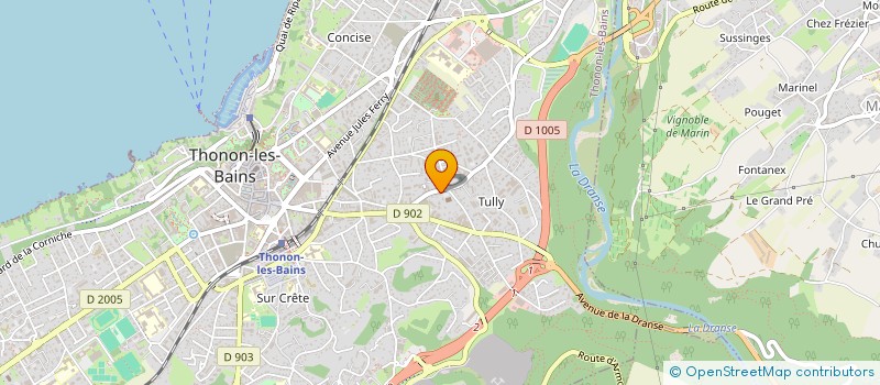 localisation de l'entreprise CHABLAIS INTER EMPLOI à THONON-LES-BAINS