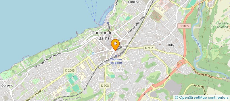 localisation de l'entreprise CHABLAIS LEMAN SERVICES à THONON-LES-BAINS