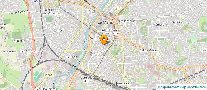 localisation de l'entreprise CHABLE  LE MANS